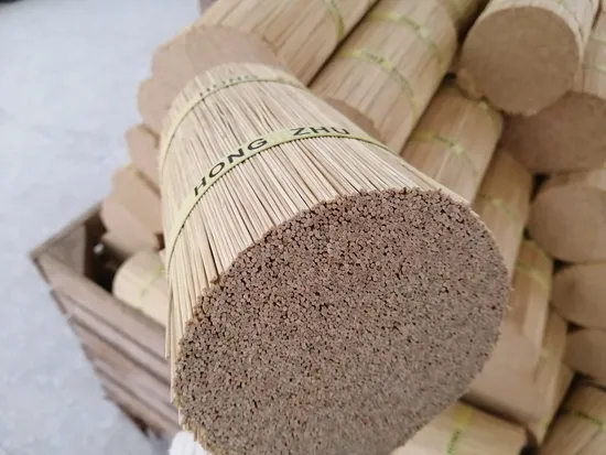 장시성 소재 천연 1.3mm*8/9/12인치 향 스틱용 둥근 대나무 스틱