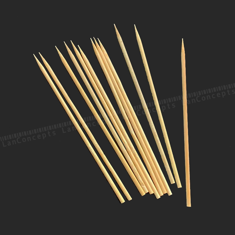 Bamboo Stick Wood Craft Round Skewer Manufacturer Wooden Lollipop Popsicle Sticks Icecream Stick Bamboo Skewers