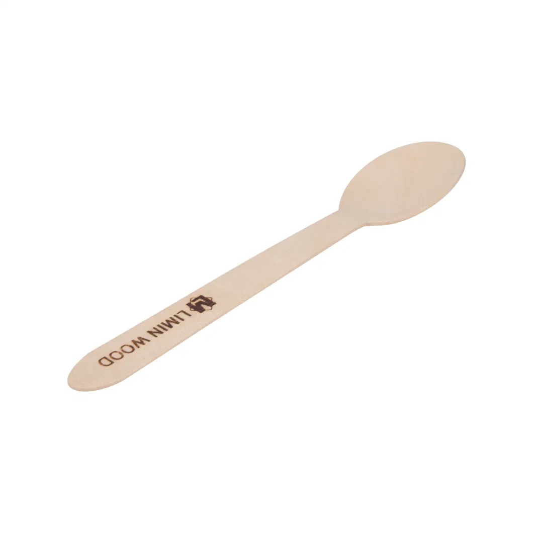 Eco Friendly Individual Wrapped Disposable Wooden Knife Fork Spoon Spork Cutlery for Party Camping