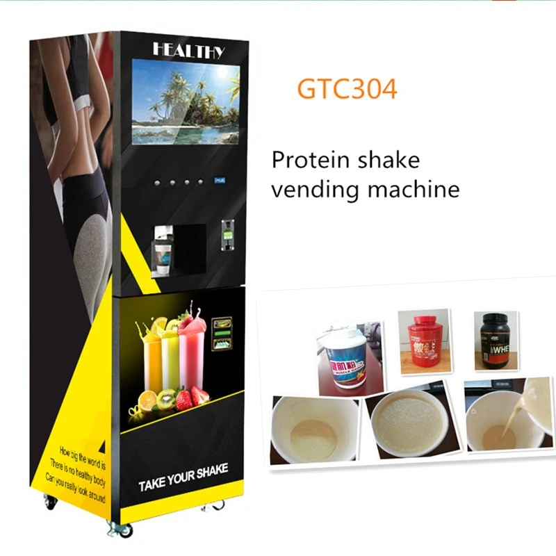 Commercial Standing Multi Flavors Protein Shake Vending Machine