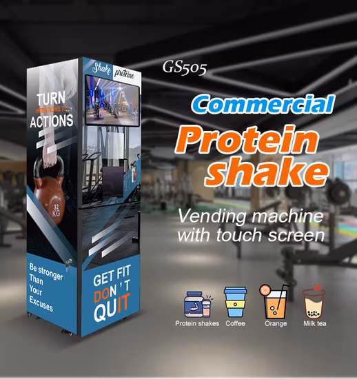 차가운 음료가 포함된 커피 자판기 인스턴트 커피